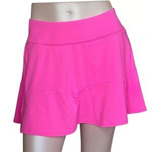 Lilly Pulitzer Skort Womens S Pink Nylon Spandex Luxletic Athletic Lined
